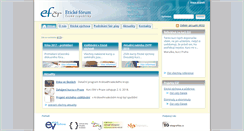Desktop Screenshot of etickeforumcr.cz